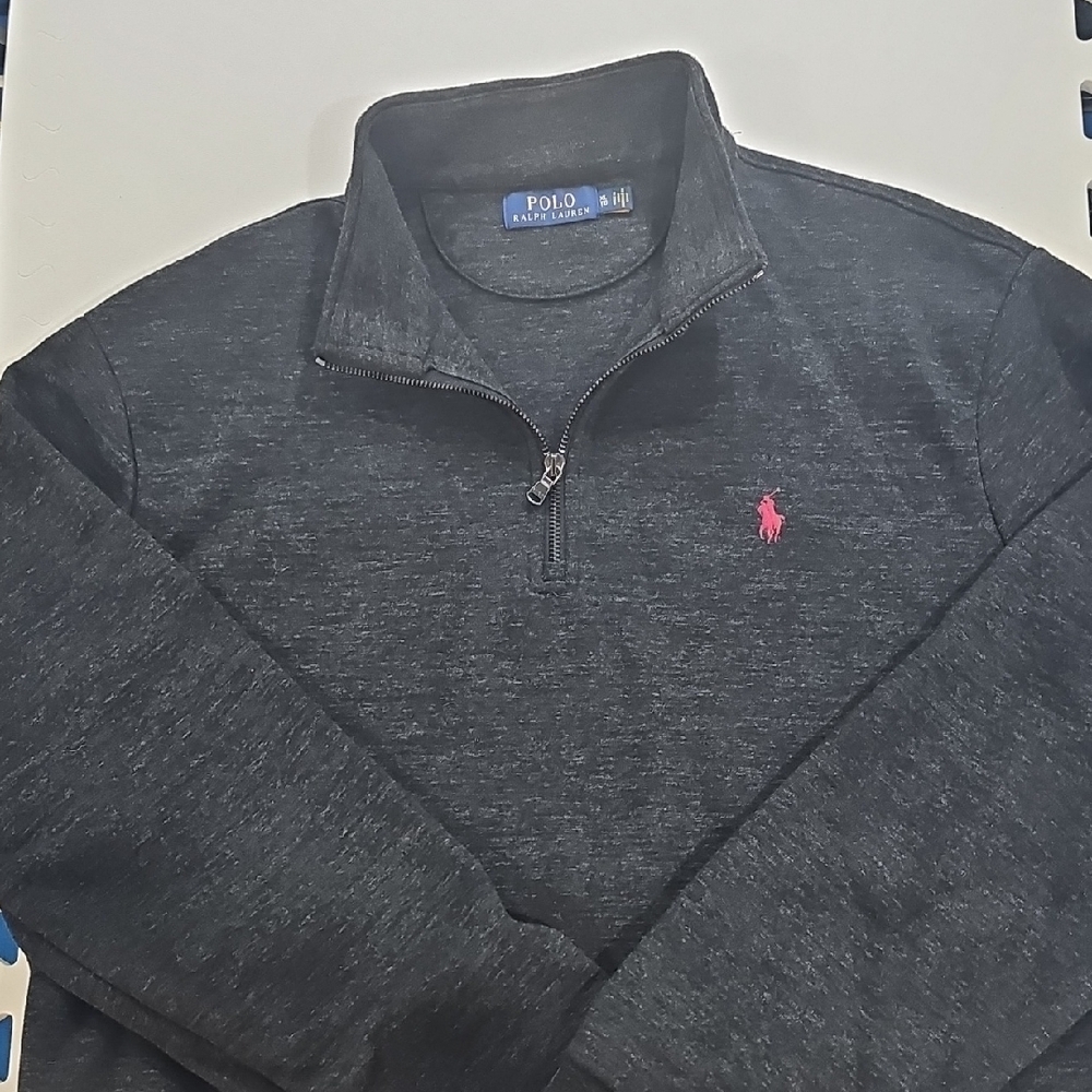 Polo Ralph Lauren Dark Gray Quarter-Zip Pullover